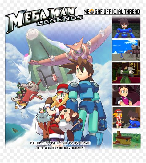 Mega Man Legends Artwork, HD Png Download - vhv