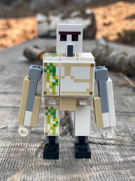 Minecraft Iron Golem MC Genuine LEGO® Minifigure - Etsy