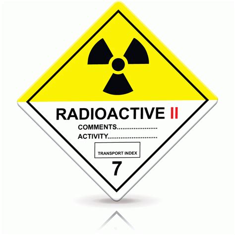 Buy Radioactive 7 Labels | Hazard Warning Diamonds