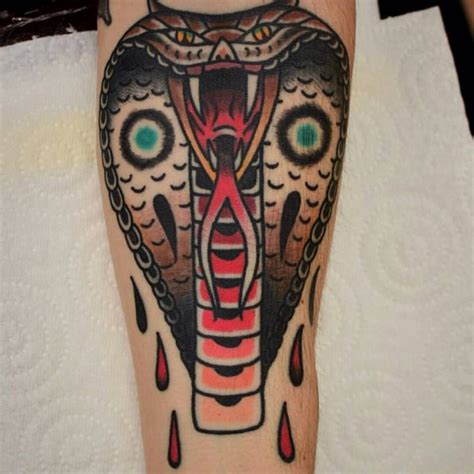 Traditional cobra head | Tatuaje de cobra, Diseño de tatuaje tradicional, Tatuajes tradicionales ...