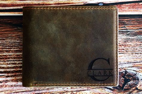 Personalized Leather Wallet Personalized Wallet Men - Etsy