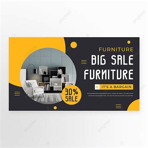 Creative Furniture Sales Promotion Banner Template Download on Pngtree