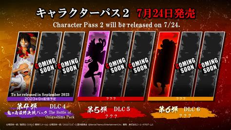 One Piece: Pirate Warriors 4 Character Pass 2 announced - Gematsu