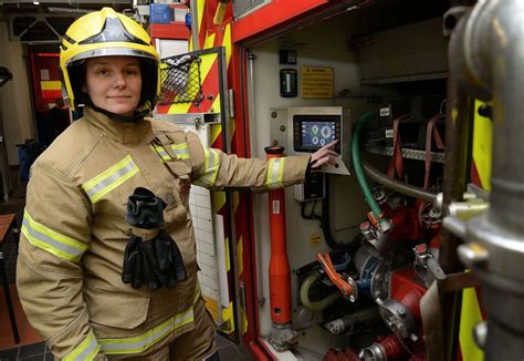 Meet Grantham's only female firefighter