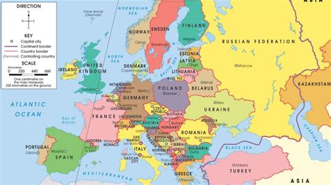 25 European Countries and Capitals Diagram | Quizlet