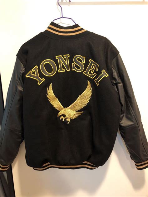 Yonsei University Varsity Jacket, Men's Fashion, Coats, Jackets and Outerwear on Carousell