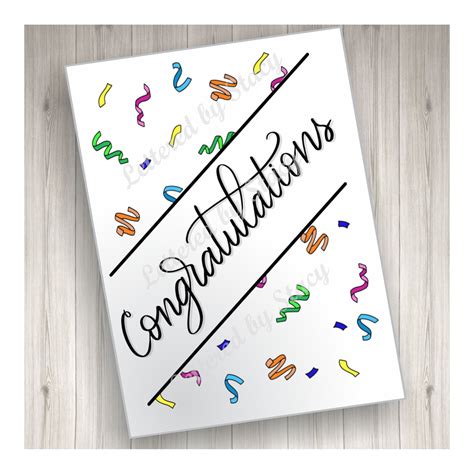 Printable Congratulations Cards - Printable Word Searches