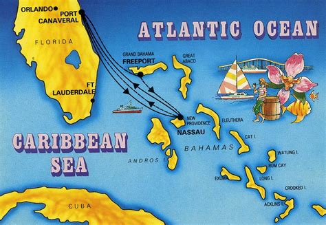 Map Of Caribbean Sea And Atlantic Ocean - High Castle Map