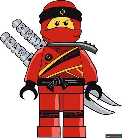 How to Draw Kai from Ninjago - Really Easy Drawing Tutorial