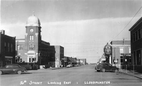 50th Street looking east in Lloydminster - MemorySask