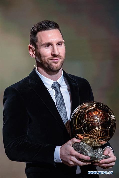 Messi makes record of winning sixth Ballon d'Or - Xinhua | English.news.cn