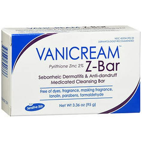 Vanicream Z-Bar Medicated Cleansing Bar Soap, 3.36 Oz. - Walmart.com - Walmart.com