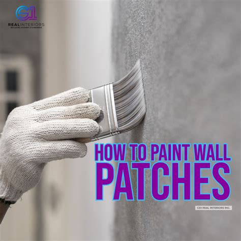 How to Paint Wall Patches /Painting drywall patches