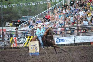 Pro Rodeo Barrel Racing Photos