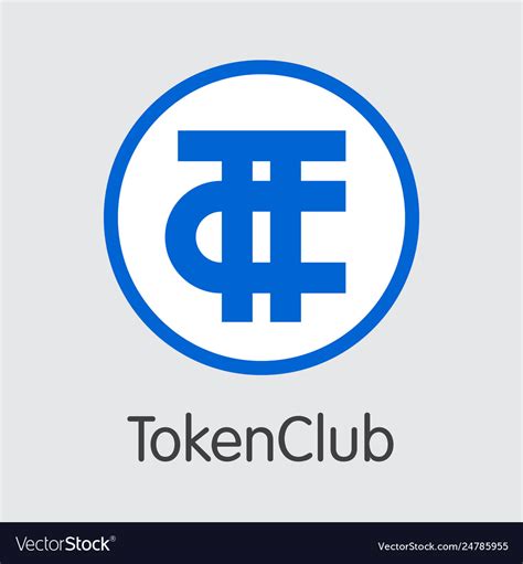 Tct - tokenclub the trade logo coin or market Vector Image