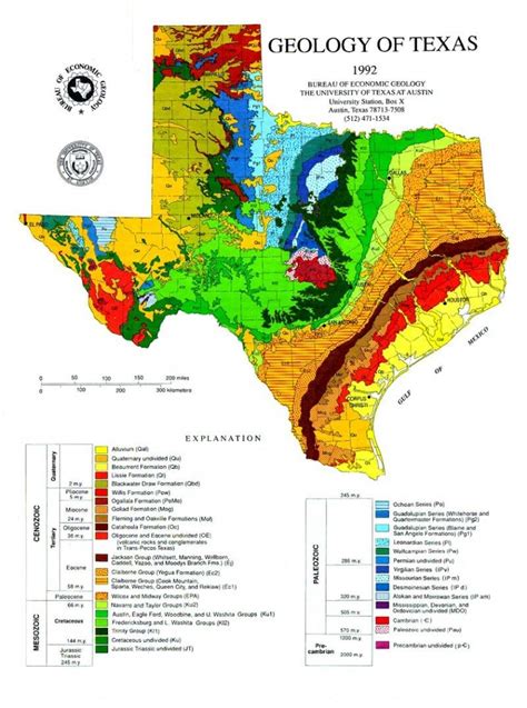 Active Texas Fault Line Map