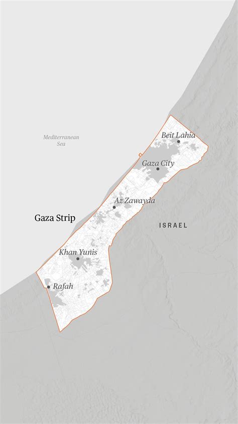 Gaza Strip map: How density matters in the Israel-Hamas conflict