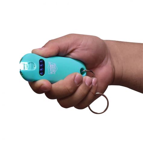 SMART 24,000,000 Keychain Stun Gun TEAL | Department Of Self Defense