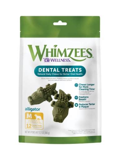 WHIMZEES® by Wellness® Natural Grain Free Daily Dental Dog Treats, 12.7 ...