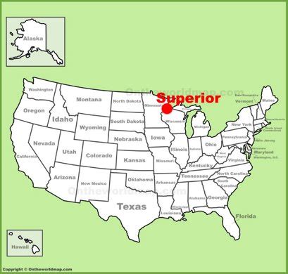 Superior Maps | Wisconsin, U.S. | Discover Superior with Detailed Maps