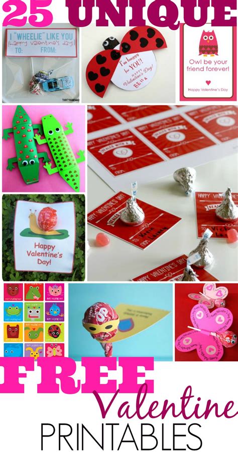 Top 25 Cute Free Valentine's Day Card Printables - Classy Mommy