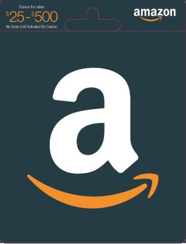 Amazon $25-$500 Gift Card – Activate and add value after Checkout, $0.10 removed at checkout ...