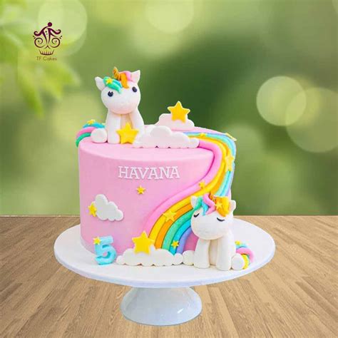 Share 163+ rainbow unicorn cake design best - in.eteachers