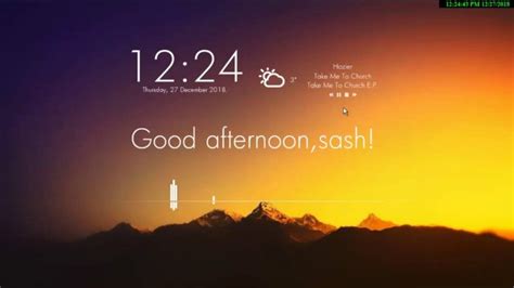 Simple Clean Rainmeter Theme