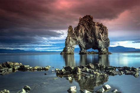 Hvítserkur- The Rhino Rock in Iceland | Marina Travel