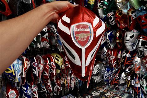 Just bought an Arsenal lucha libre wrestling mask in Mexico City. : r ...