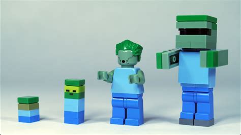 How To Build: LEGO Minecraft Zombie - YouTube