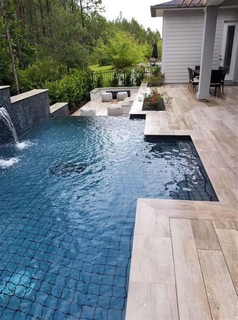 Porcelain pavers pool deck | Small pools backyard, Pool patio, Pool deck tile