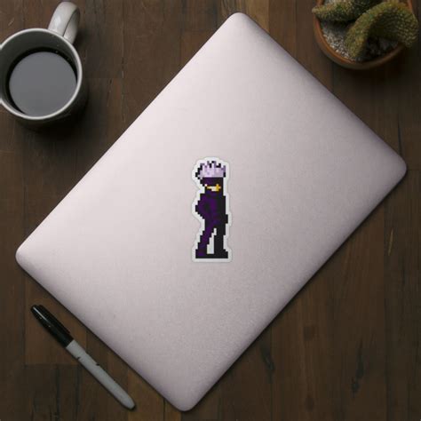 Pixel Art Gojo Satoru - Jujutsu Kaisen - Jujutsu Kaisen - Sticker | TeePublic UK