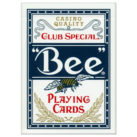 Bee Standard Playing Cards Blue - spinnerthewinner