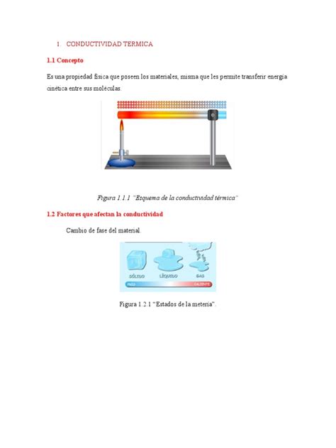 CONDUCTIVIDAD TERMICA | PDF