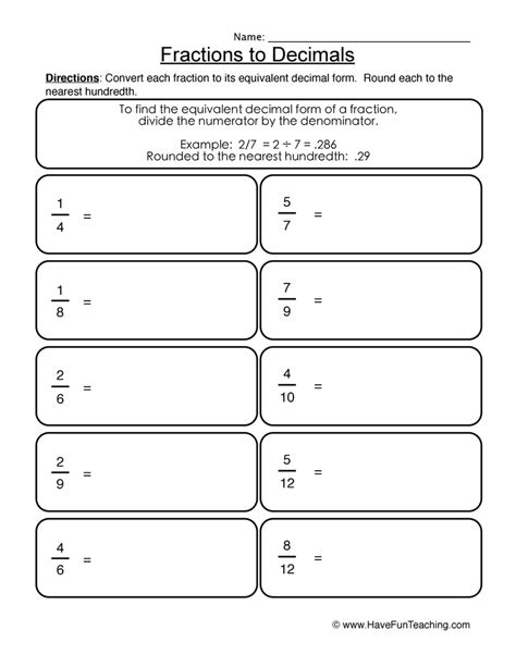 Fractions Into Decimals Worksheet - convert decimals fractions 2 instant worksheetsgrade 4 maths ...