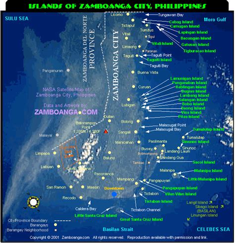 Islands of Zamboanga City, Philippines