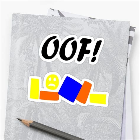 roblox oof Sticker von TShirtsByMs