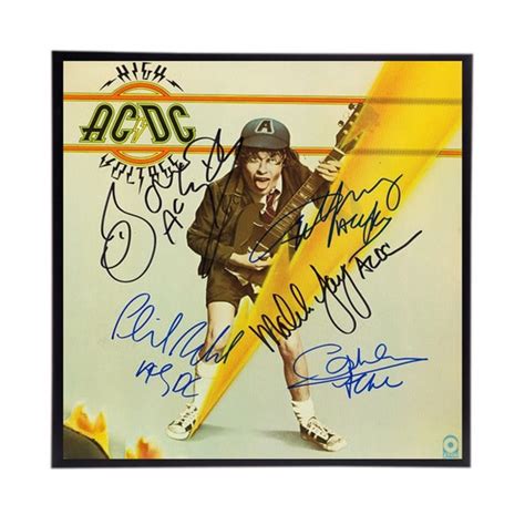 AC/DC / ACDC Autographed Album Cover Reprints / Choose From 8 - Etsy