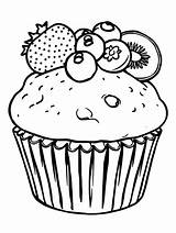 10  Free Printable Muffin Coloring Pages For Fun Activities sketch template