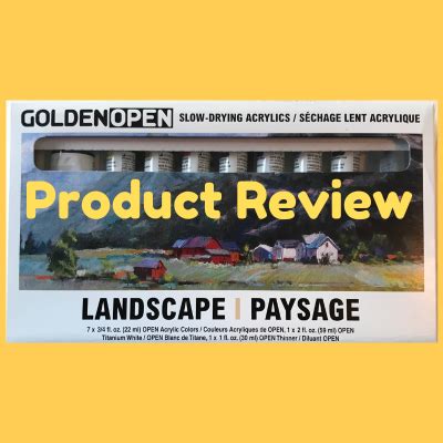 Golden Open Acrylic Paint - Product Review - Painting With Acrylics 101