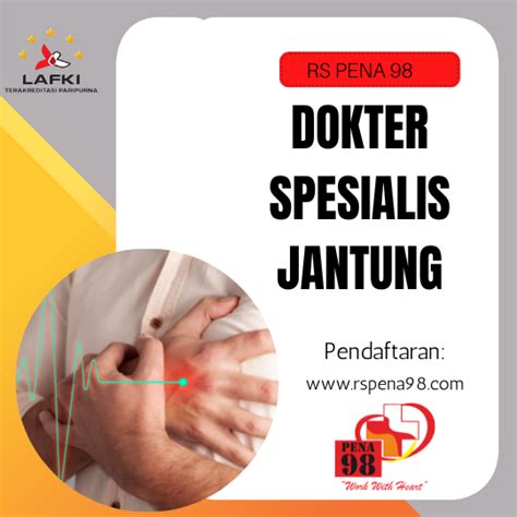 Dokter Spesialis Jantung - RS Pena 98