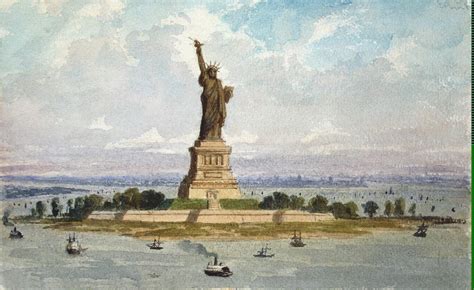 Statue of Liberty in New-York Painting | Bartholdi Frederic Auguste Oil Paintings