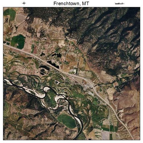 Aerial Photography Map of Frenchtown, MT Montana