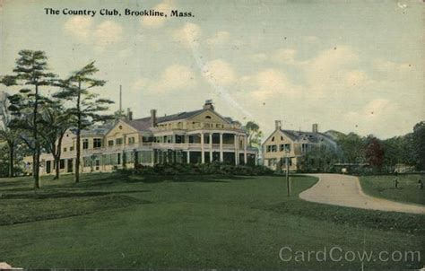 The Country Club Brookline, MA Postcard