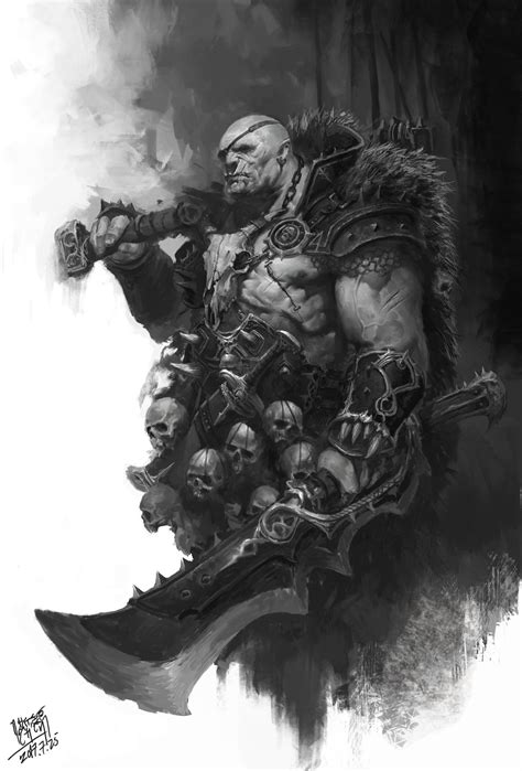 warlord - NI Yipeng | Dark fantasy art, Character art, Fantasy ...