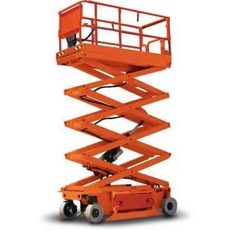 Rough Terrain Scissor Lift Rental Services in Navi Mumbai | ID: 24100935388