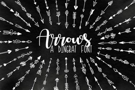 10+ Stunning Arrow Fonts 2019 | Templatefor