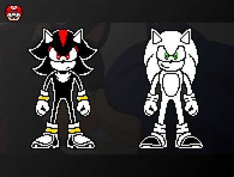 Sonic And Shadow sprites by omgitsjr07 on DeviantArt