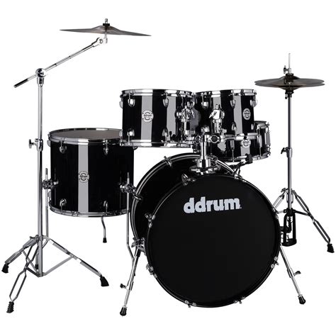 D2- Midnight Black - Complete drum set with cymbals | ddrum